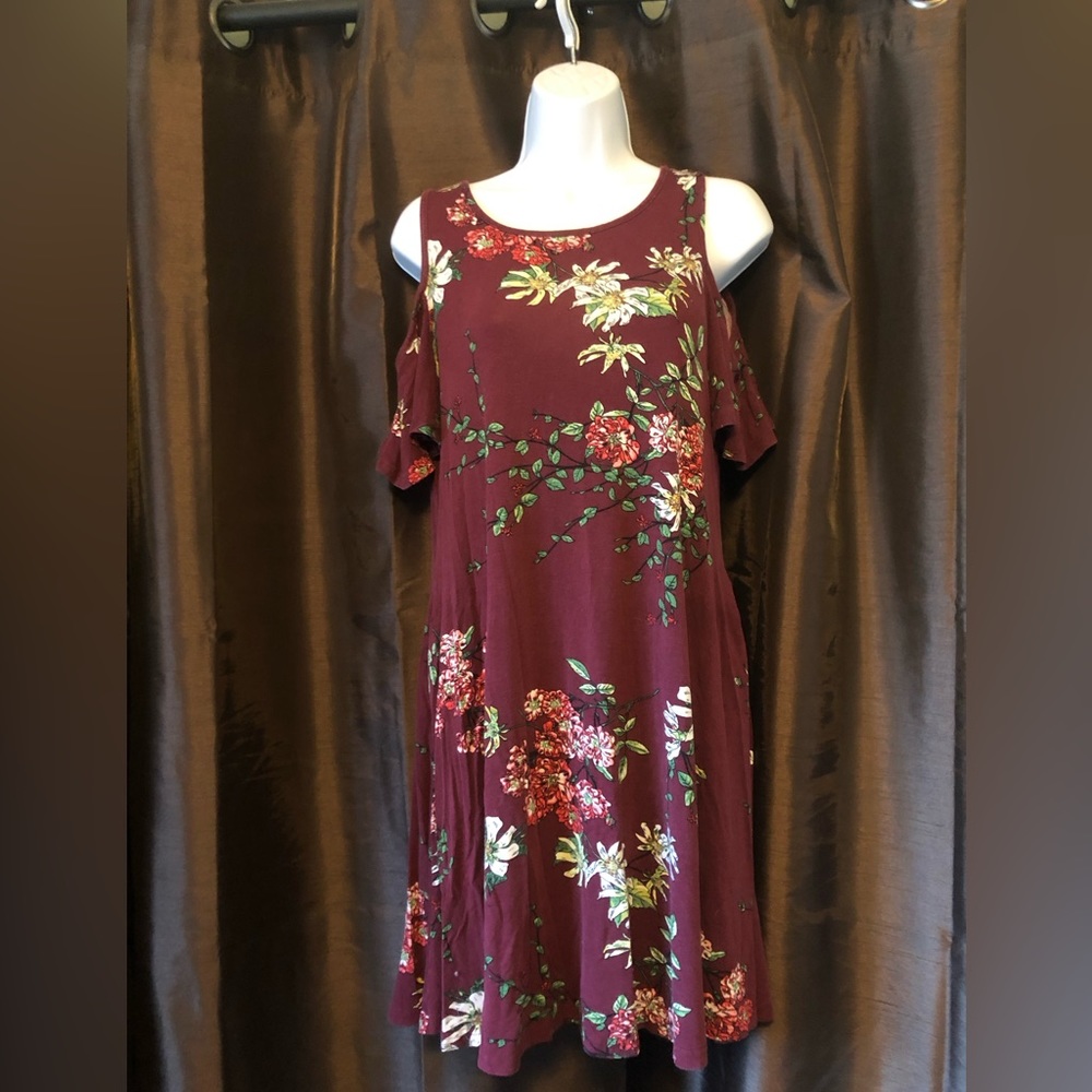 Cold shoulder dress